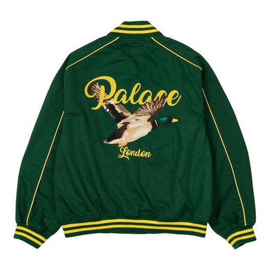 PALACE SS21 Chain Stitch Bomber Jacket Unisex Green P20JK106