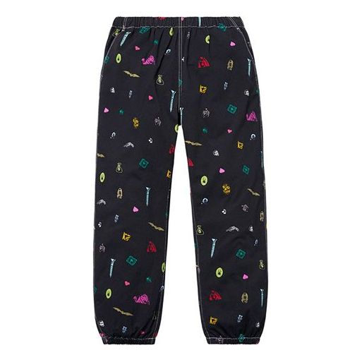 Supreme SS19 Deep Space Skate Pant Creative Pattern Casual Pants