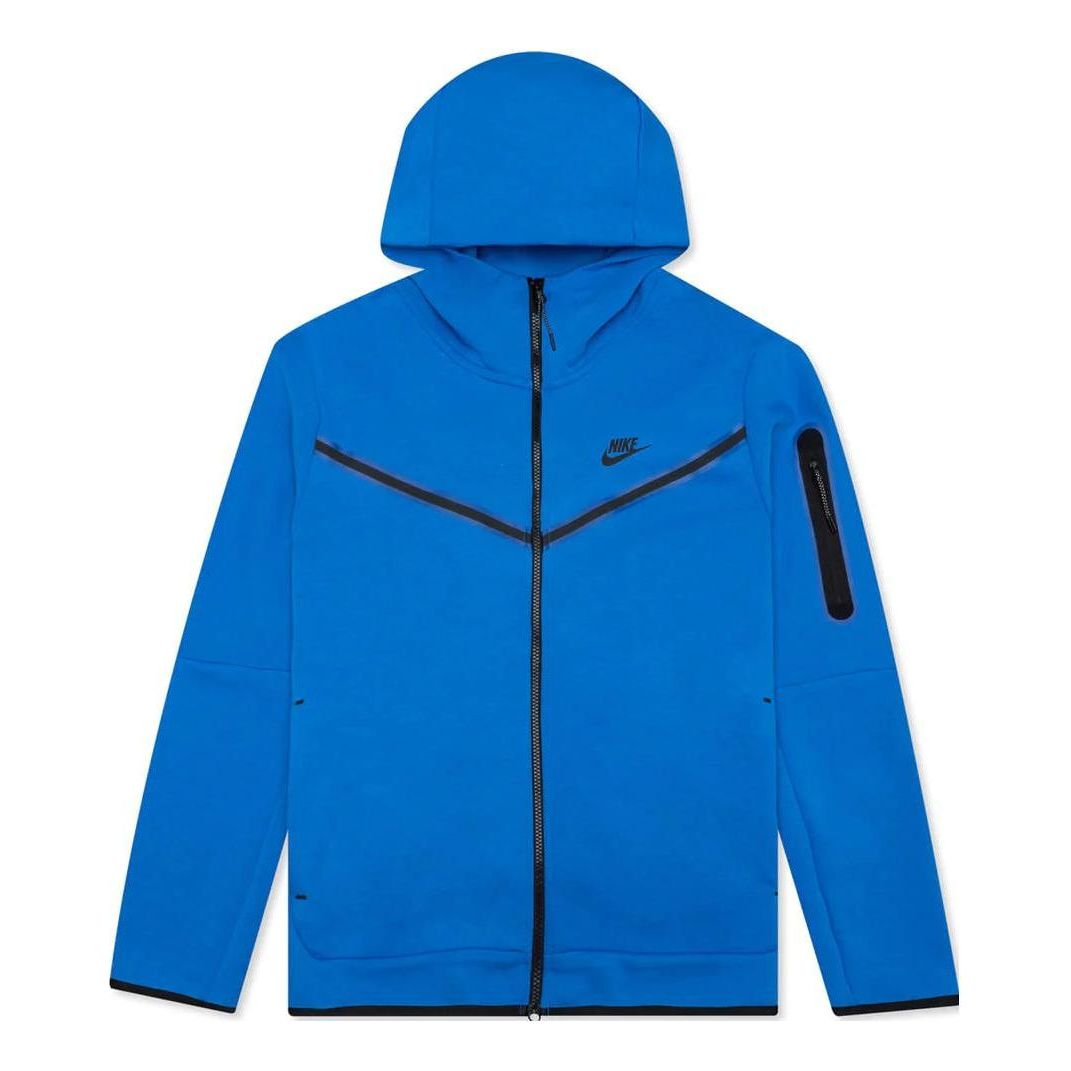 Nike Sportswear Tech Fleece Full-Zip Hoodie 'Signal Blue' CU4489-403