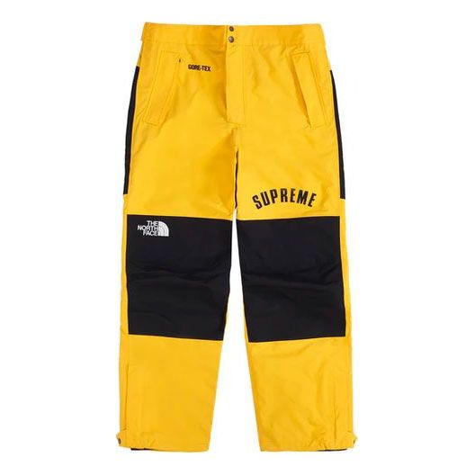 Supreme SS19 x The North Face Arc Logo Mountain Pant Yellow SUP-SS19-581