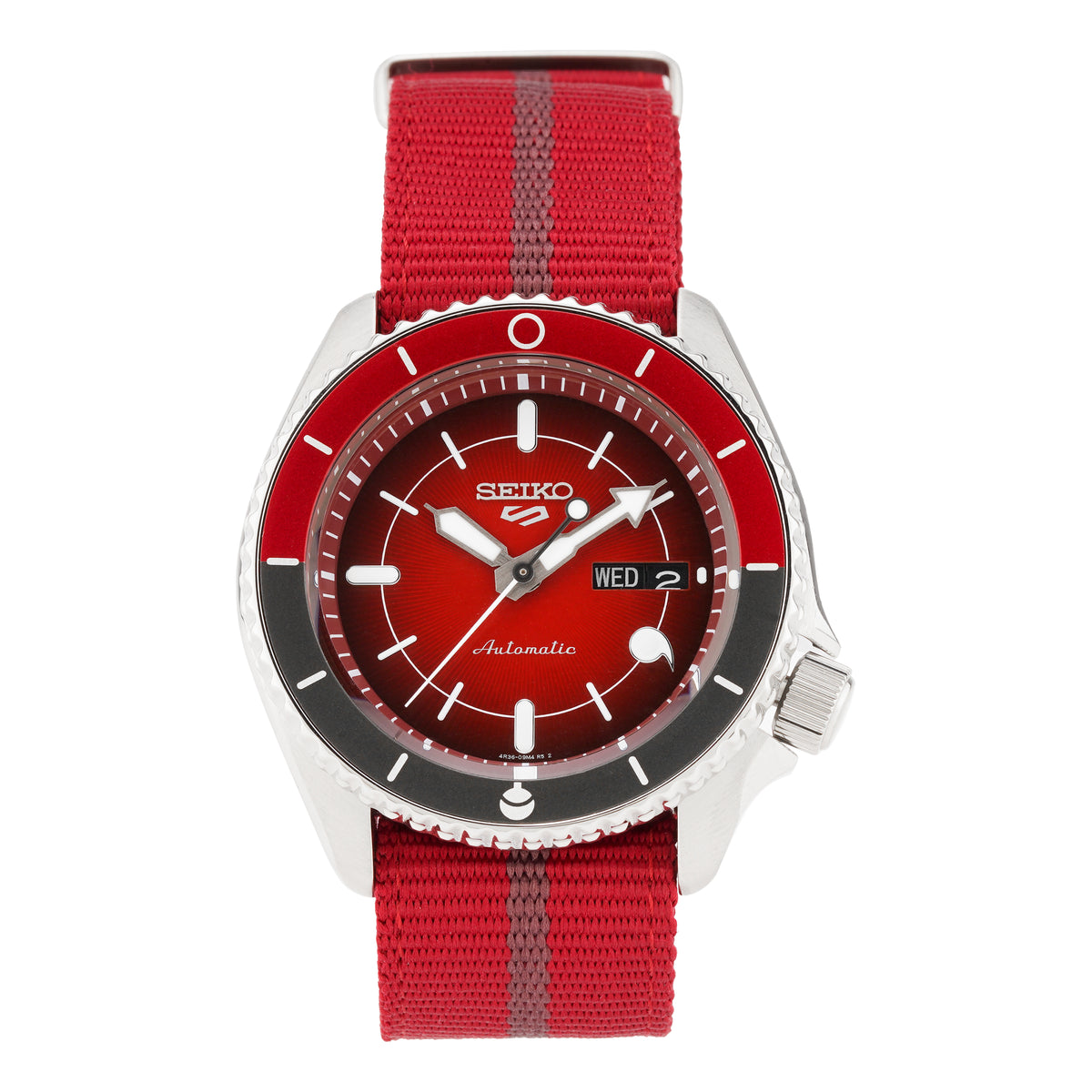 SEIKO Naruto Series Limited Crossover Mechanical Watch Red SBSA089 ...