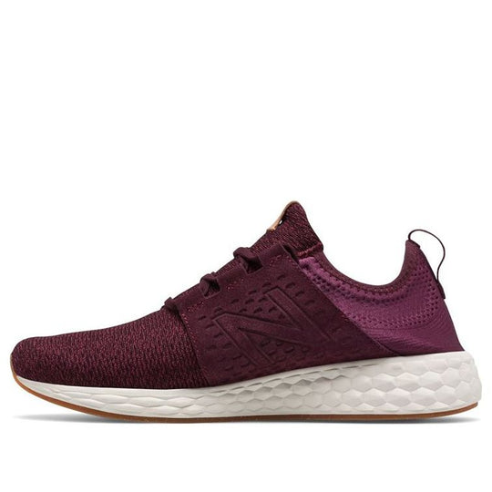 New balance fresh on sale foam cruz burgundy