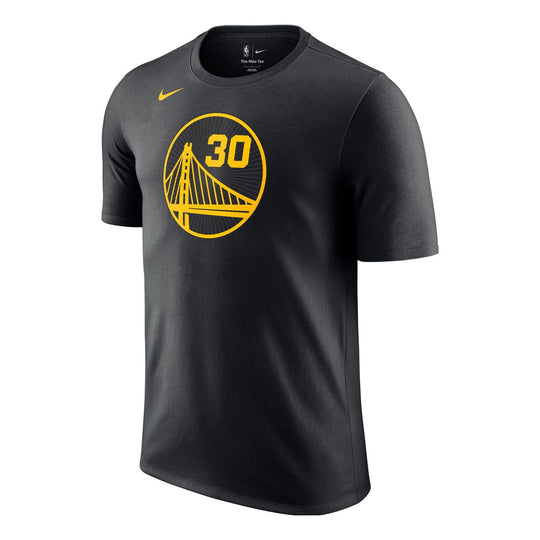 Men's Nike Golden State Warriors Curry Numeric Alphabet Pure Cotton Ro ...