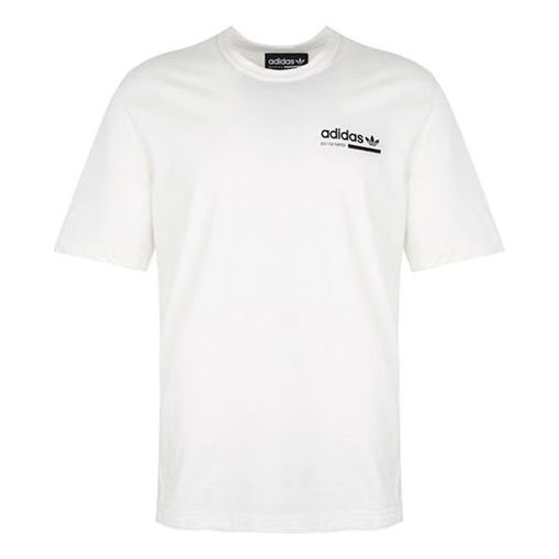 adidas originals Chest Logo Round Neck Short Sleeve White DV1943 ...