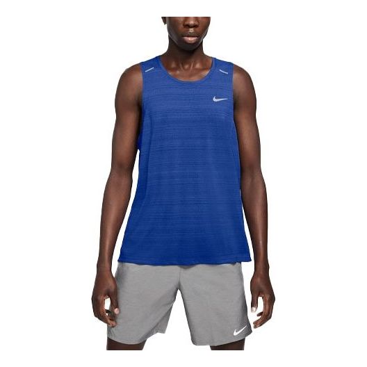 Nike Men's Dri-Fit Miler Running Tank - Game Royal - XXL