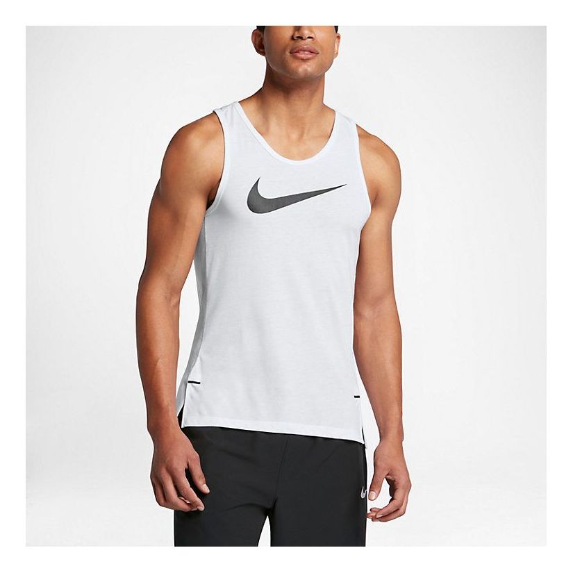 NIKE ELITE SS TOP WHT, Nike, 830949-100