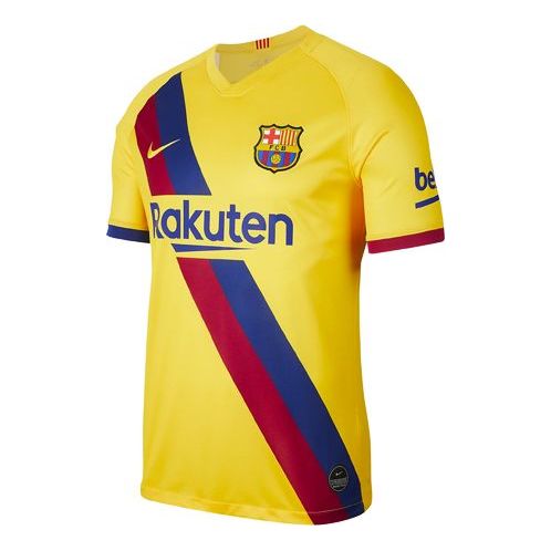 Nike FC Barcelona 19/20 Away Fan Edition Jersey 'Yellow' AJ5531-728 ...