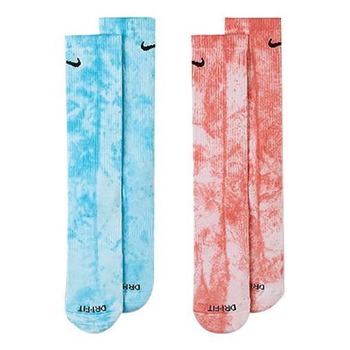 Nike Unisex Everyday Plus Medium Stockings 2 Packs Blue/Red DM3407-902 ...