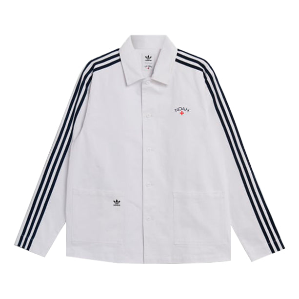 adidas originals x NOAH Crossover Logo Stripe Jacket White GS1391 ...