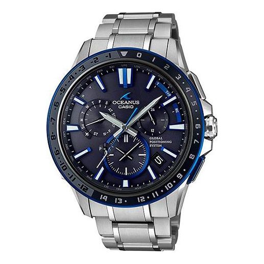 CASIO OCEANUS Series Japan Subject Black Watch Silver OCW