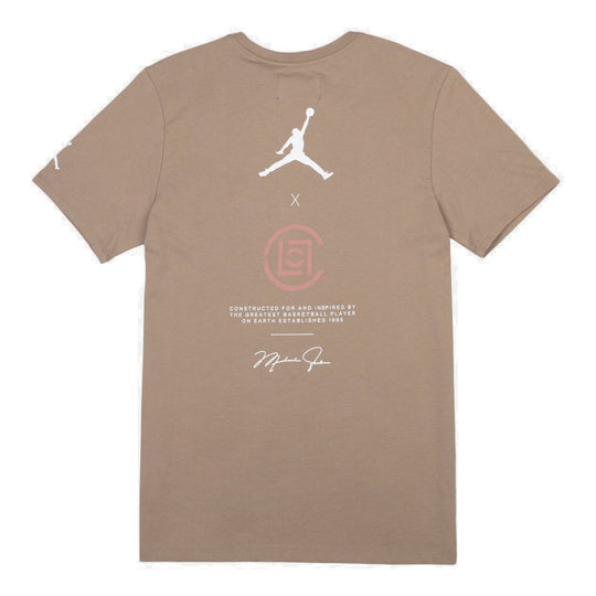 CLOT X JORDAN CT S/S Sports TEE Men Khaki AR8390-202-KICKS CREW