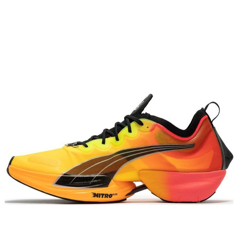 PUMA Fast-R Nitro Elite Fireglow 'Yellow Red' 377598-01 - KICKS CREW