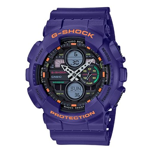 CASIO G-Shock Analog-Digital 'Purple' GA-140-6APRBS
