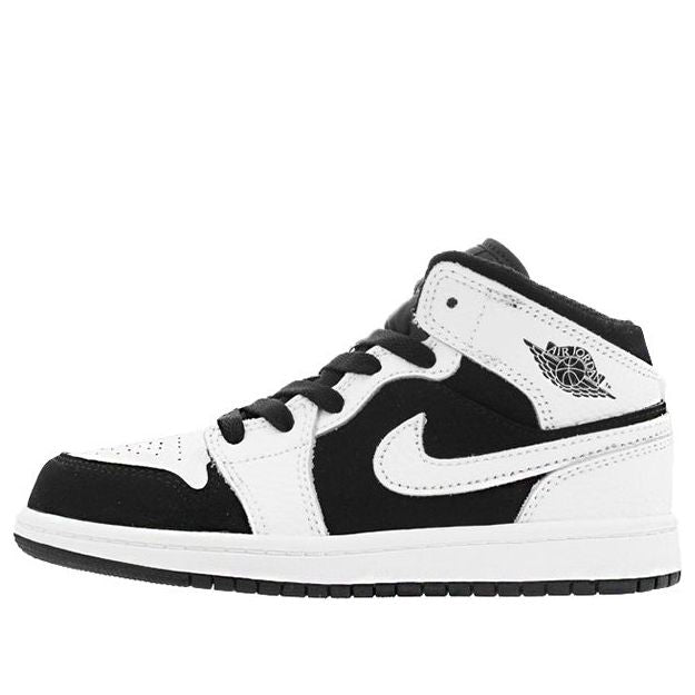 (PS) Air Jordan 1 Mid 'Tuxedo' 640734-113 - KICKS CREW