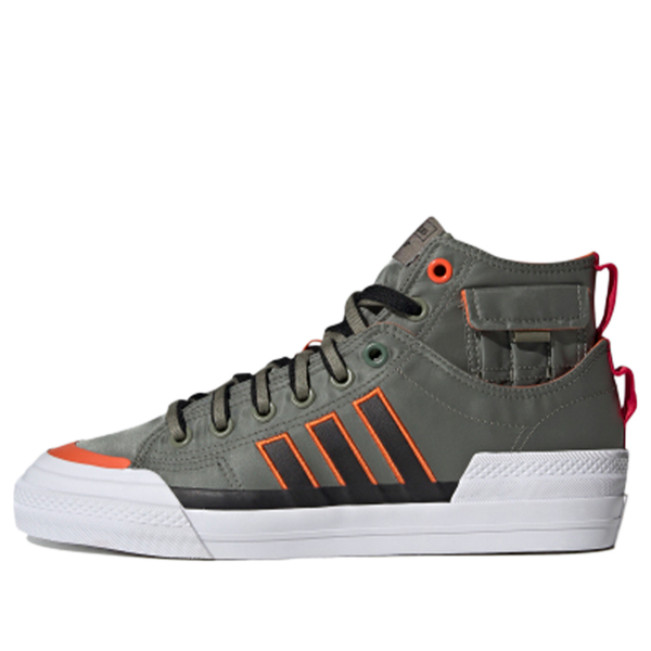 adidas originals Nizza Hi Dl 'Green White Orange' GZ2655