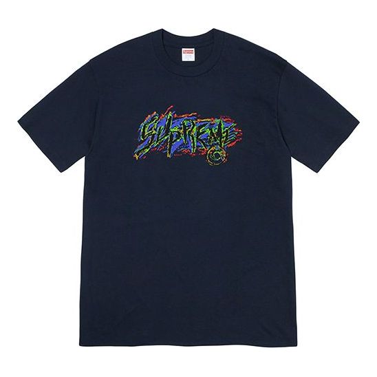 Supreme FW20 Week 7 Scratch Tee T SUP-FW20-176-DBLU - KICKS CREW