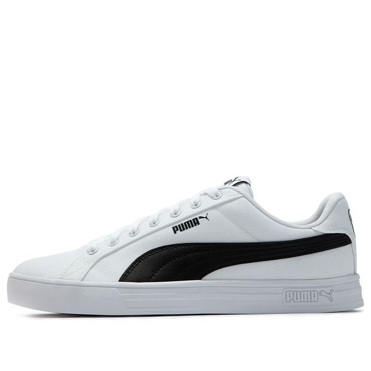 PUMA Smash Vulc Retro Casual Skateboarding Shoes Unisex White Black Sh ...