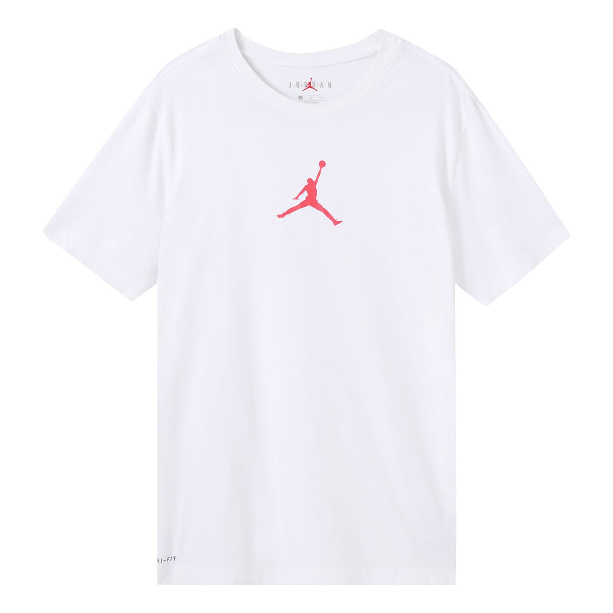 Air Jordan Jumpman Logo Printing Pullover Round Neck Short Sleeve Whit ...