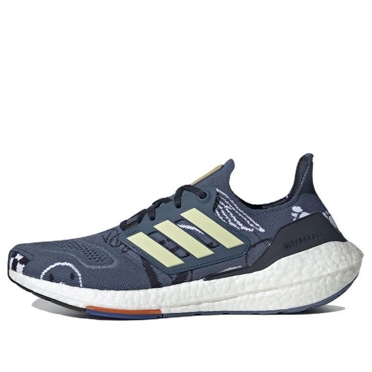 Adidas Ultraboost 22 Shoes 'Wonder Steel Almost Yellow Legend Ink' GX9 ...