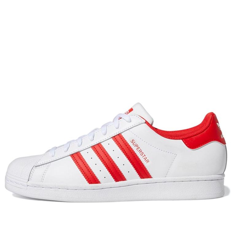 adidas Superstar 'Cloud White Vivid Red' GZ3741 - KICKS CREW