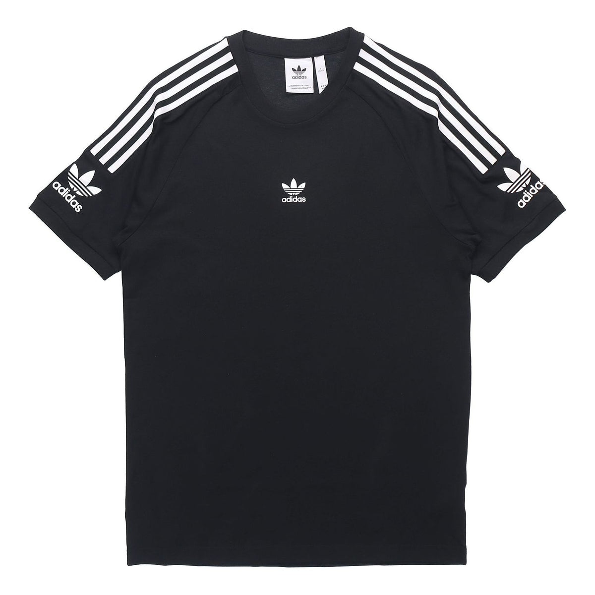 adidas originals Logo Short Sleeve Black FL8916 - KICKS CREW