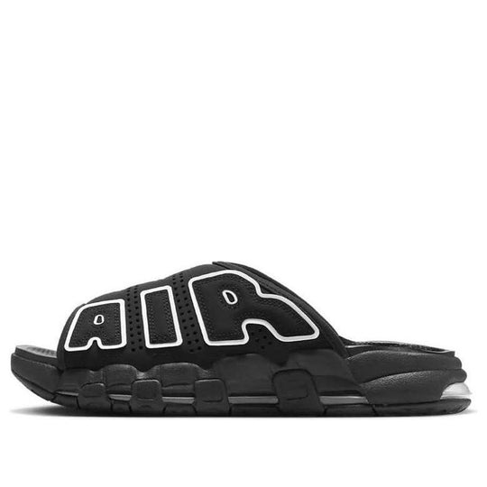 Nike Air More Uptempo Slide OG 'Black White' DV2137-001 - KICKS CREW