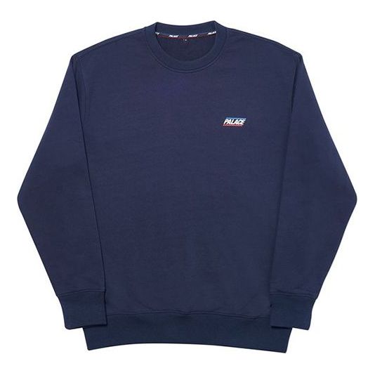 PALACE Basically A Crew Basic Round Neck Unisex Navy Blue PAL-SS20-020 ...