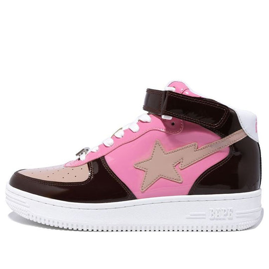 A BATHING APE Bape Sta Mid 1G30-191-004-PINK - KICKS CREW