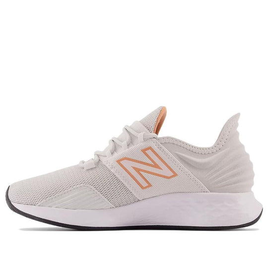 (WMNS) New Balance Roav Fresh Foam 'Cream Gray Yellow' WROAVNP