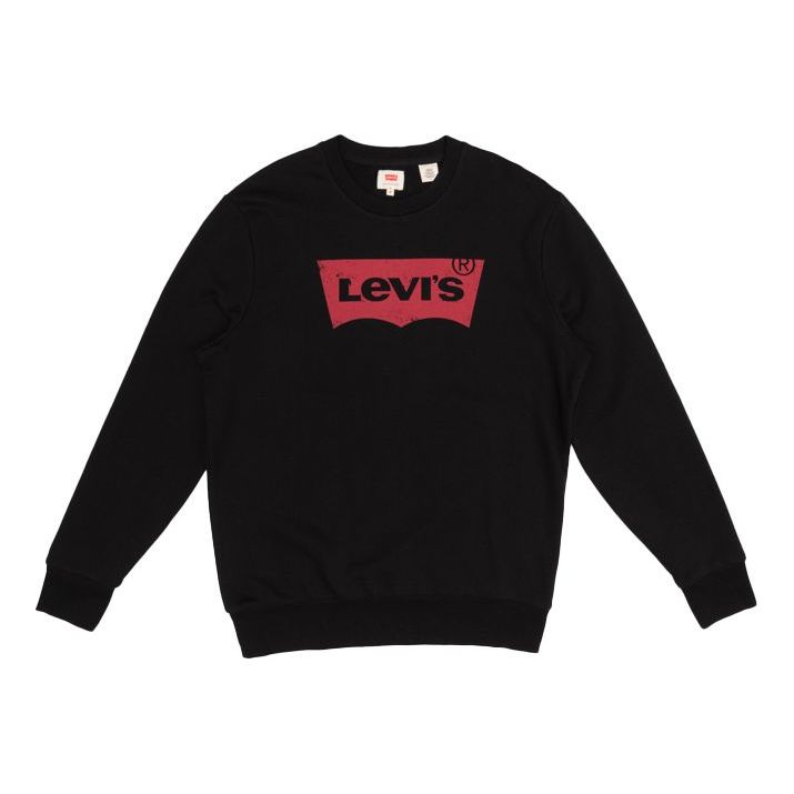 Men's Levis Round Neck Printing Black 19492-0027-KICKS CREW