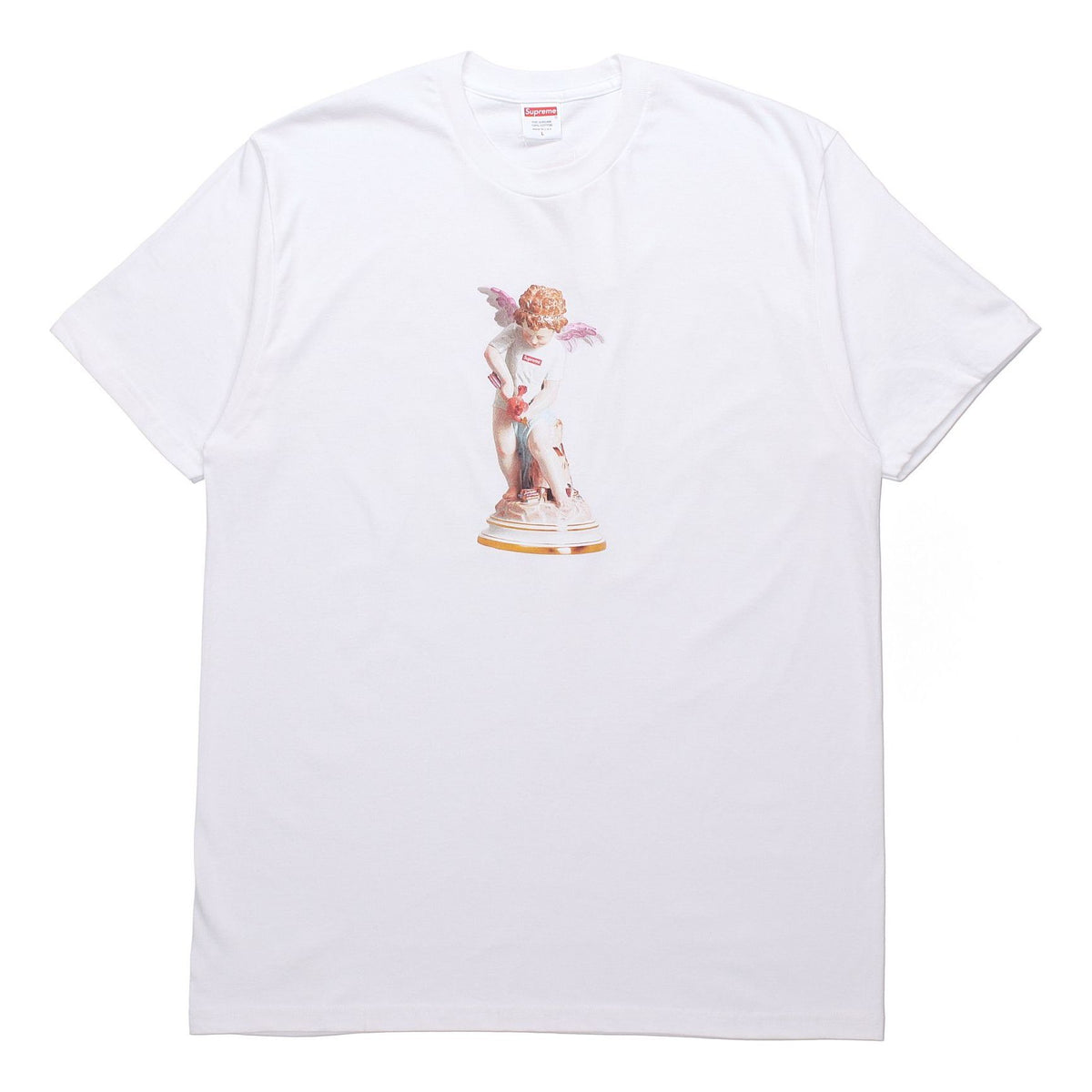 Supreme SS19 Cupid Tee White Angel Printing Short Sleeve Unisex