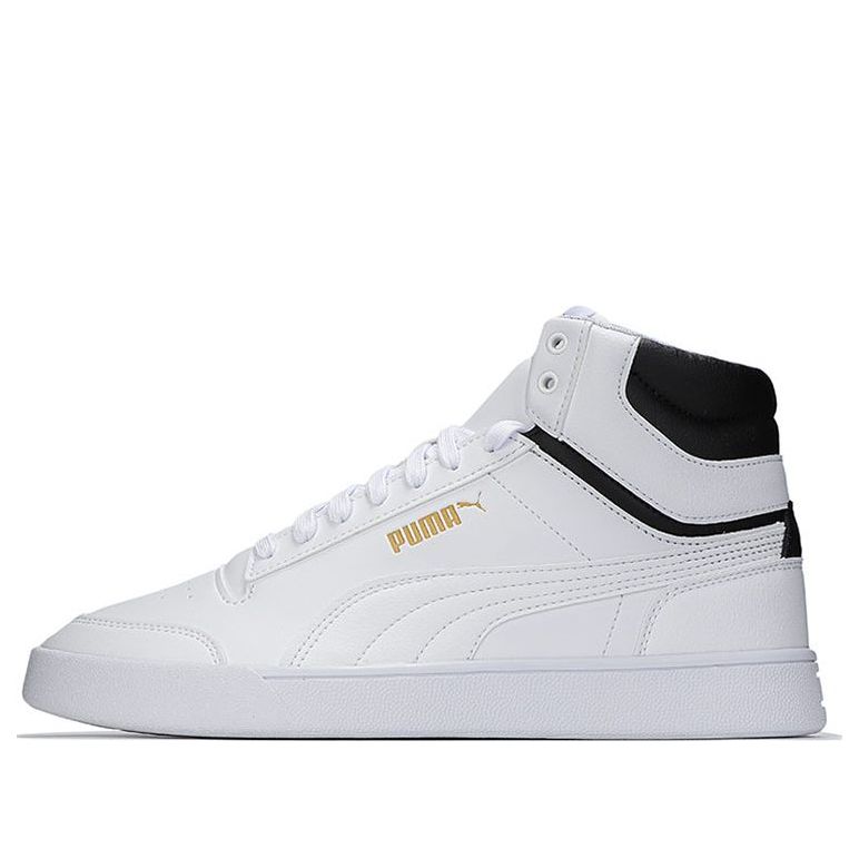 PUMA Shuffle Mid 'White Black Gold' 380748-01 - KICKS CREW