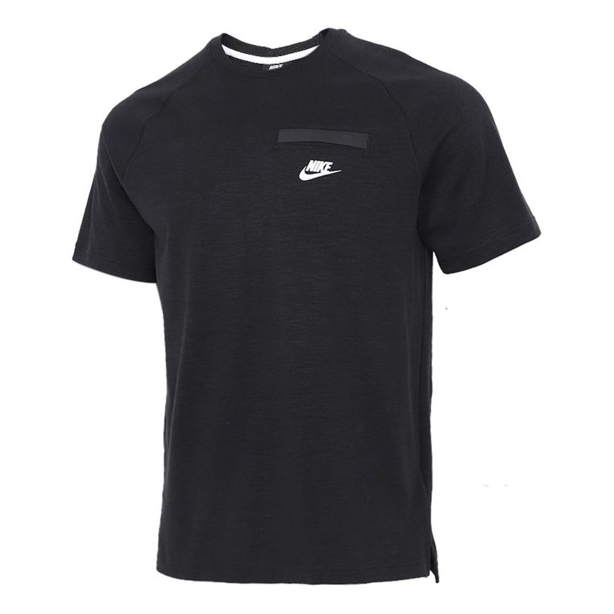 Nike Sports Training Loose Breathable Round Neck Short Sleeve Black CZ ...