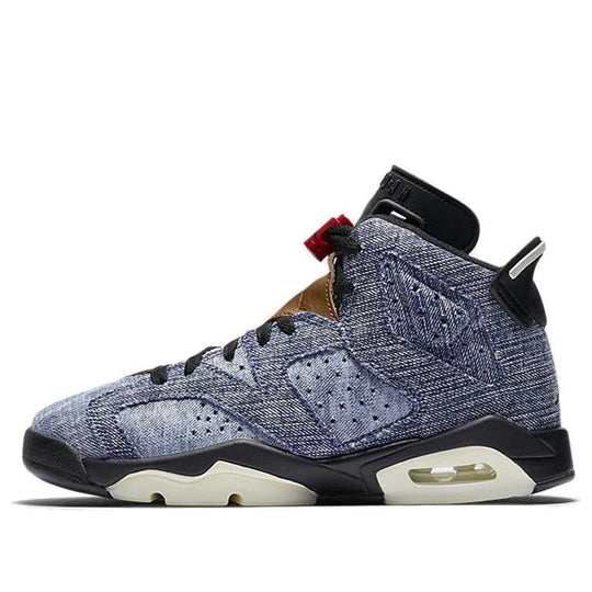 GS) Air Jordan 6 Retro 'Washed Denim' CV5489-401 - KICKS CREW