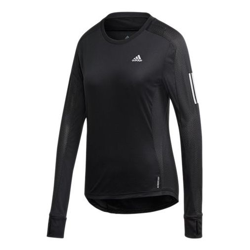 (WMNS) adidas Otr LS Tee W Running Sports Black GL7984-KICKS CREW