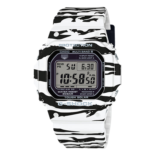 CASIO G-Shock Digital 'White Black Zebra' GW-M5610BW-7
