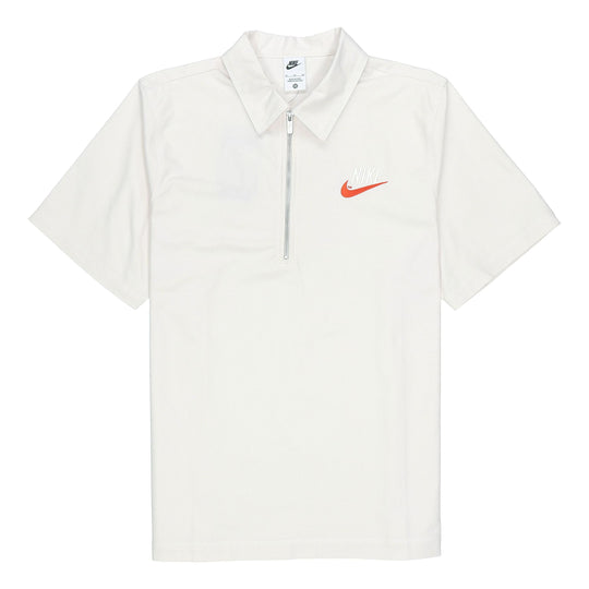 Mens Nike Half Button Down Gray Blank Baseball Jersey Shirt XL