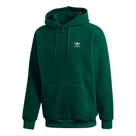 adidas originals Plrfleece Hoody Casual Sports Pullover Green