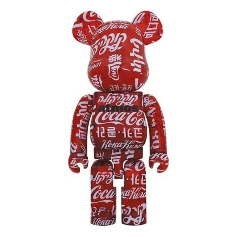 atmos x Coca-Cola x BE@RBRICK Coca Cola Transparent Red 1000% CLEAR-RE