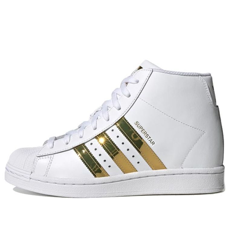 (WMNS) adidas Superstar Up 'White Gold Metallic' FW3905