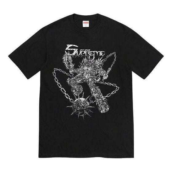 Supreme FW21 Week 18 Spikes Tee Logo Tee SUP-FW21-377 - KICKS CREW