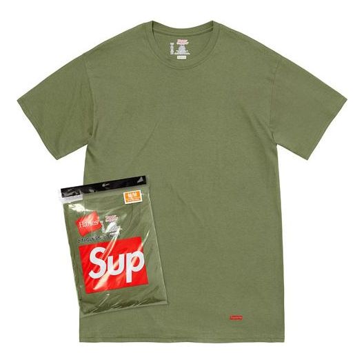 Supreme SS22 Week 1 x Hanes Tagless Tees T 2 SUP-SS22-572 - KICKS CREW