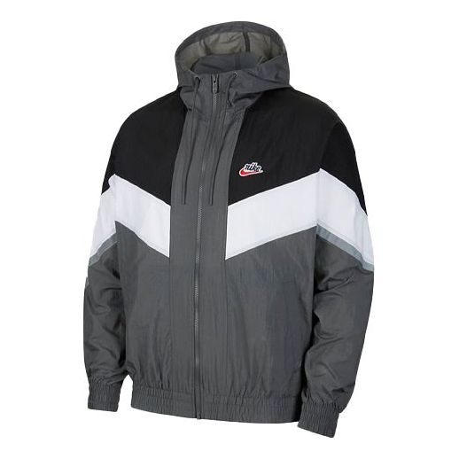 Nike Sportswear Windrunner+ Hooded Reflection Jacket Men Grey Gray  CZ0782-068