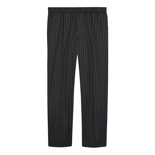Gucci Black Side-Stripe Tweed Trousers | Browns