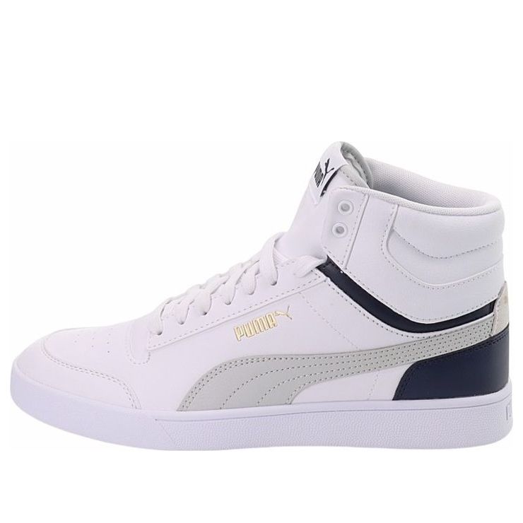 PUMA Shuffle Mid 'White Grey Peacoat' 380748-05 - KICKS CREW