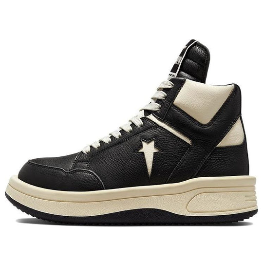 Converse Rick Owens x TURBOWPN Mid 'Black Cloud Cream' A03945C