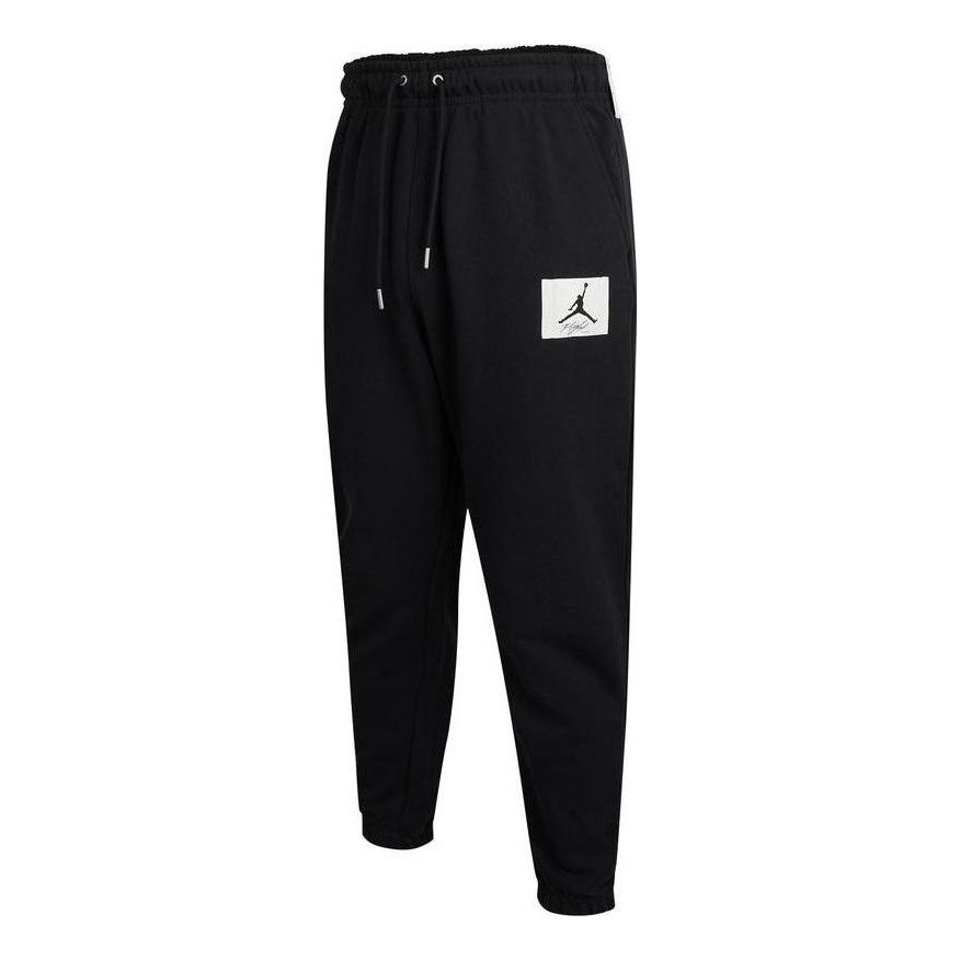 Air Jordan Solid Color Bundle Feet Sports Pants Men's Black DQ7469-010 ...