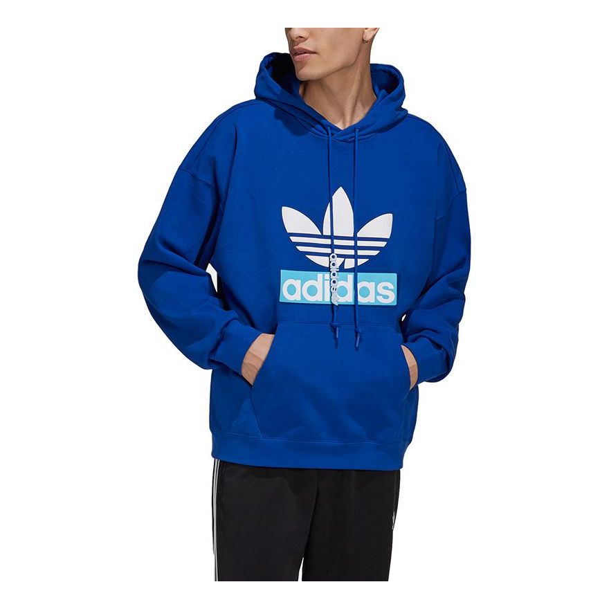 adidas originals Big Trfl Logo Pattern Sports Blue H09353 - KICKS CREW