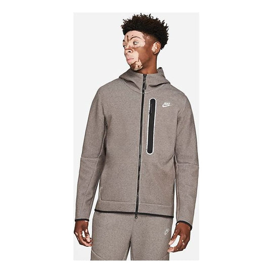 Nike Sportswear Tech Fleece Full Zip Hoodie 'Ironstone Heather' DD4688 ...