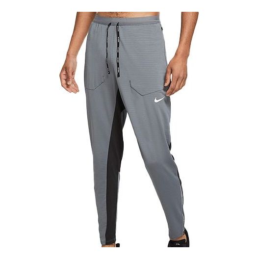 Nike Phenom Elite Knit Running Long Pants Gray CU5505-084 - KICKS CREW